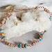 Wood and Magnesite Copper Jewelry Set Anklet
