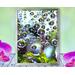 Dew drops on spider web macro photography DROP TREE Nature photo with poem