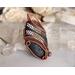 Paved Lava Rock Copper Pendant