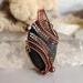 Paved Lava Rock Copper Pendant