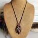 Paved Lava Rock Copper Pendant