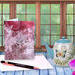 Crystals of Ice make a beautiful display in this gentle, peaceful, pink nature mosaic - Rose Ice by The Poetry of Nature
