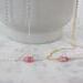 Dainty Rhodochrosite Choker Necklace