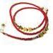 Red and gold Christmas eyewear accessory
