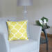 Moroccan Yellow Pillow Cover