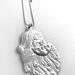 Handmade Santa wearing face mask 2020 christmas ornament