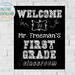 Personalized Teacher's Poster, Welcome to my Classroom, Digital Download