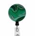 Green and Gold Malachite Badge Reel