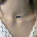 Lapis Lazuli Necklace, Sterling Silver Gemstone Choker