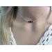 Amethyst Choker Necklace in Sterling Silver