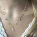 Tanzanite and Moonstone Dangle Necklace