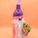 Easter wine bottle gnome side view