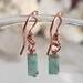 Jade Copper Earrings