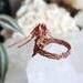 Ruby and Copper Dragonfly Ring