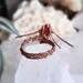 Ruby and Copper Dragonfly Ring