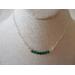 Swarovski Crystal Bar Necklace with Sterling Silver Chain
