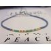 Peace Morse Code Bracelet, Friendship Bracelet