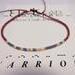 Warrior Morse Code Bracelet, Friendship Bracelet