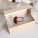 Great Lakes Agate Copper Wire Wrapped Ring