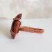 Great Lakes Agate Copper Wire Wrapped Ring