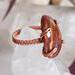 Great Lakes Agate Copper Wire Wrapped Ring