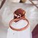 Great Lakes Agate Copper Wire Wrapped Ring