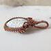 Dendric Opal, Copper and Sterling Silver Pendant
