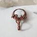 Dendric Opal, Copper and Sterling Silver Pendant