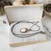Dendric Opal, Copper and Sterling Silver Pendant