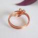 Snail Copper Wire Wrapped Ring