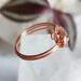 Snail Copper Wire Wrapped Ring