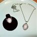 Victorian Rose Cameo Pendant Necklace and Ring Set