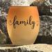 Thanksgiving engraved candle holders
