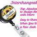 Interchangeable badge reels from badgereelboutique.com