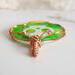 Poison Coin Counter Copper Wire Wrapped Pendant