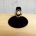 Vintage Style Glass Rose Cabochon Adjustable Ring