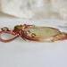 Prehnite & Peridot Copper Wire Wrapped Gemstone Pendant