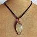 Prehnite & Peridot Copper Wire Wrapped Gemstone Pendant
