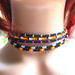 Seed bead choker necklaces