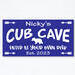 Cub Cave Sign, Personalized Boys Room Sign