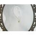 Tiny Chartreuse Fine Silver Earrings