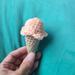 Sherbet Ice Cream Cone Amigurumi