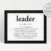 Personalized Leader gift, Thank you Gift for Boss, Manager gift, Leader Definition, Supervisor Gift, Gift for mentor, Supervisor Gift, Retirement Gift, Team Captain Gift, Personalized Digital Download, Inspirational Quote