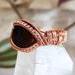 Copper Wire Wrapped Fire Agate Gemstone Ring