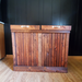 Large Double Sided Wood Trash Can