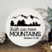 image of Faith Can Move Mountains Reusable Stencil