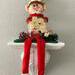 Elf Candy Jar Shelf Siters.  Cute and made to last a lifetime. Merry Christmas!