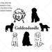 image of Goldendoodle SVG and Clipart Bundle