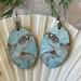 Engraved Sea Turtle Earrings