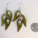 Mistletoe earrings size